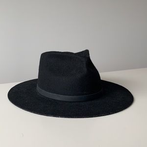 Yellow 108 Dylan Fedora Black Medium